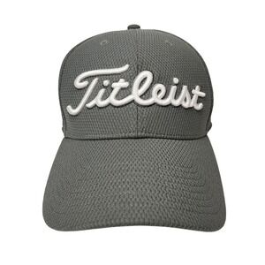 Titleist Pro V1 Golf Cap Hat Mens L/XL Deep Back Gray FJ Golf Sports Embroidered